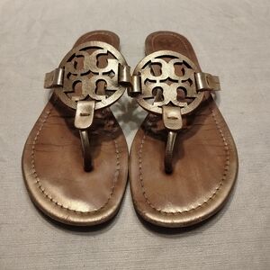 Tory Burch Miller Logo Women Sandals # 8.5